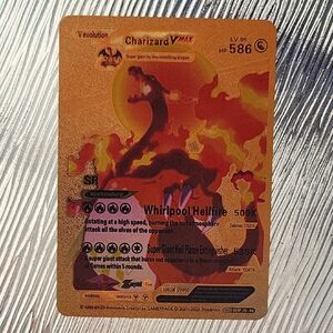 Charizard VMAX Card - Vibrant Orange